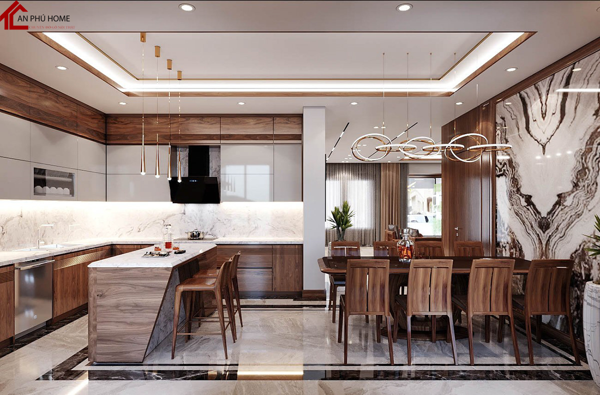 TỦ BẾP GỖ TỰ NHIÊN