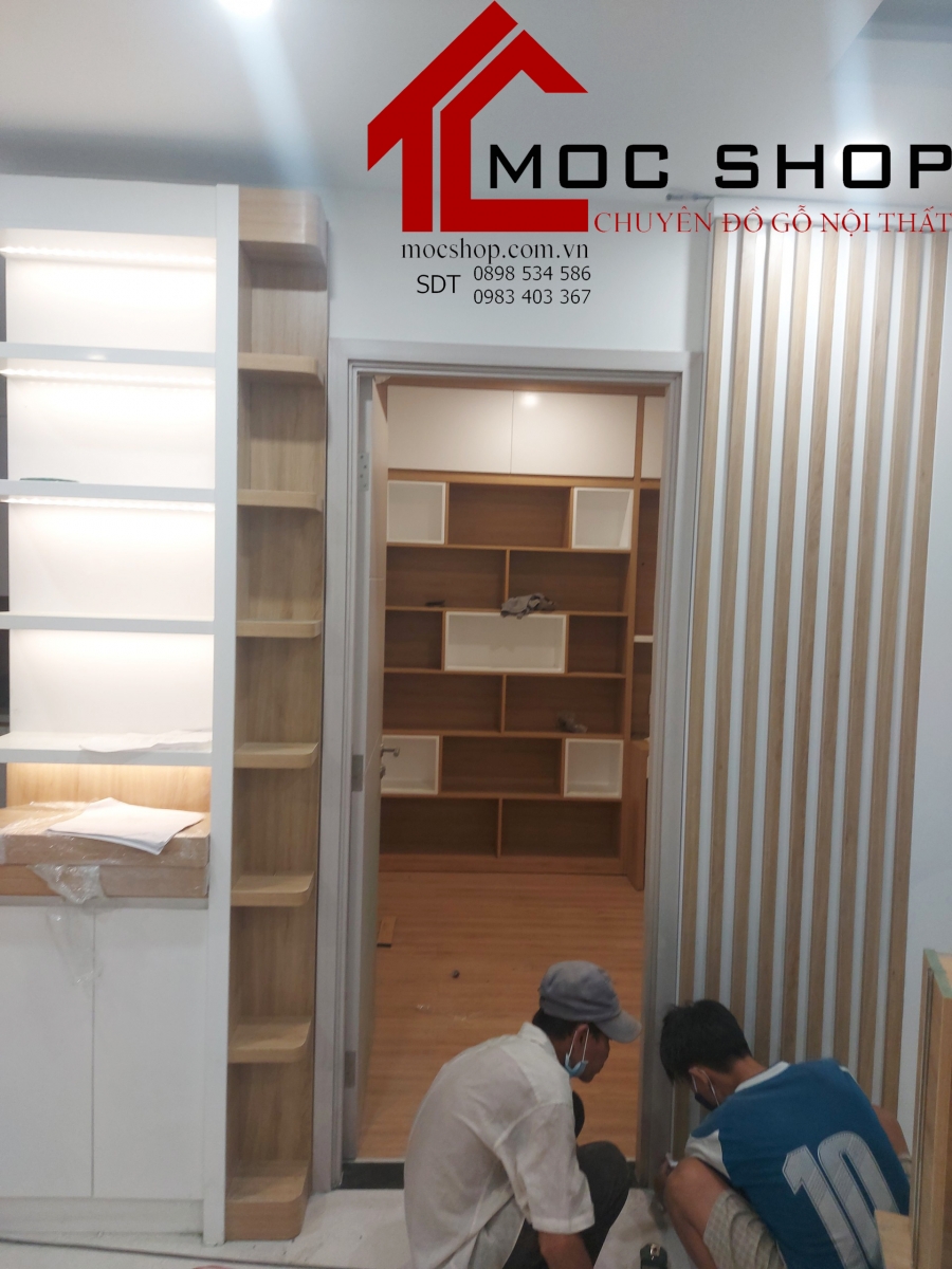thi cong nội thất gỗ trọn gói